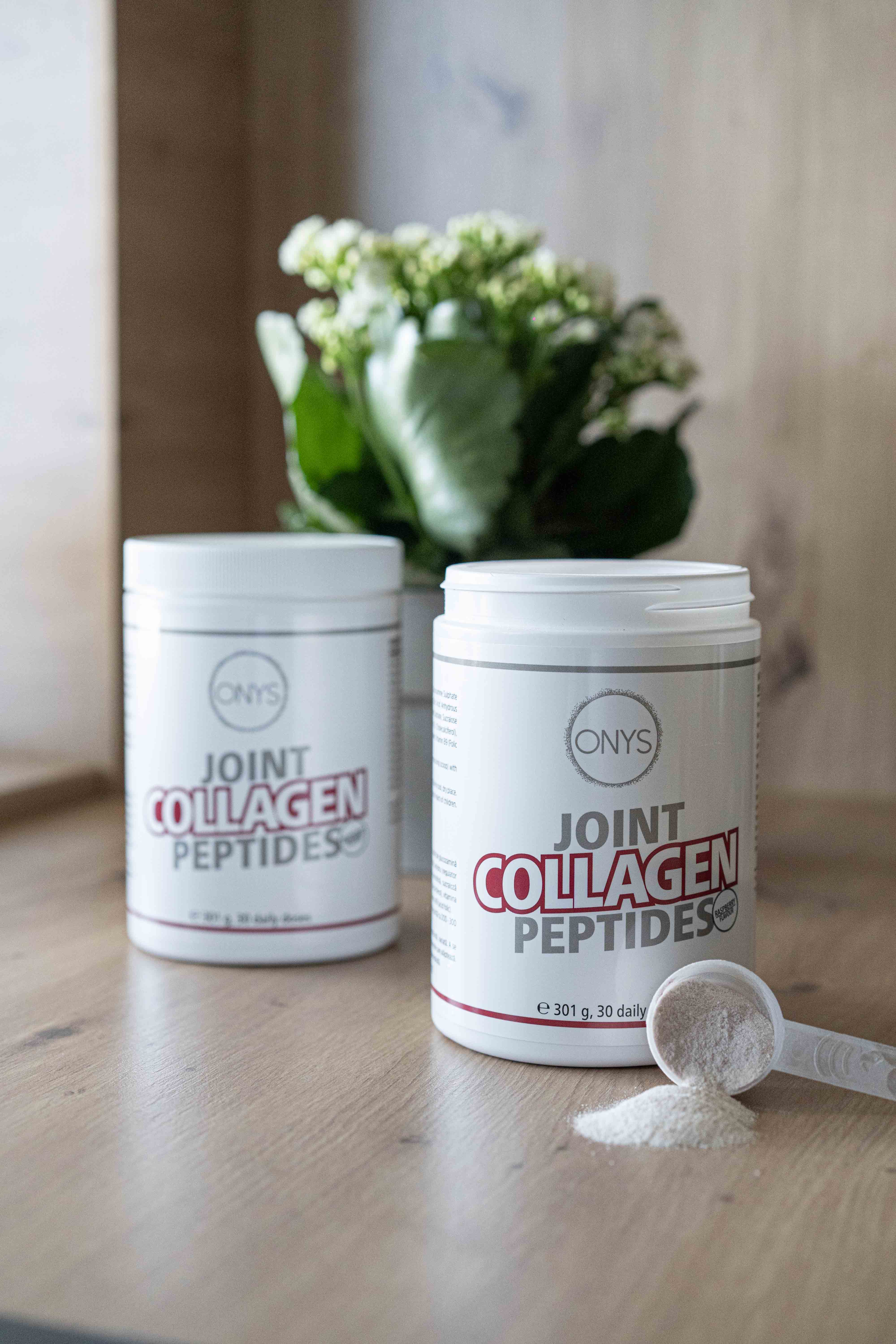 Joint Colagen Pudra Articulatii cu aroma de zmeura ONYS Pulbere 300 g